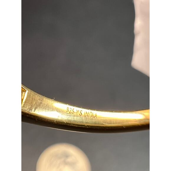 NEW Mystic Quartz ring in gold over sterling silver size 7 - Picture 6 of 16